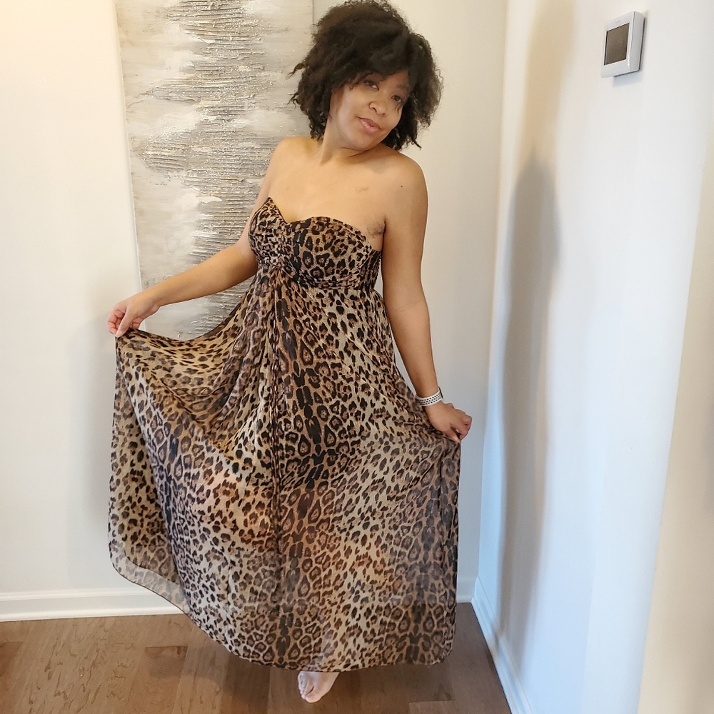 Womens Leopard Dress